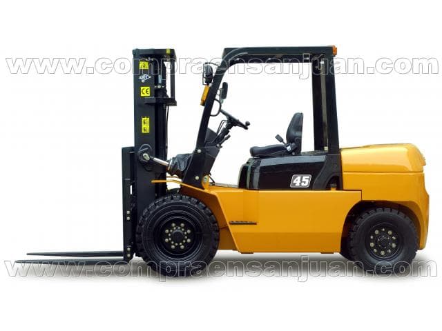 Autoelevador Hangcha Diesel 4.5 Tn Doble Mastil 3m Motor Xinchai 75 Hp Con Desplazador Lateral 2022