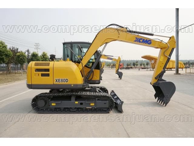 Excavadora Oruga Xcmg Xe80d - 0.33 M3 - 8 Ton - Motor Isuzu 65 Hp - 0km