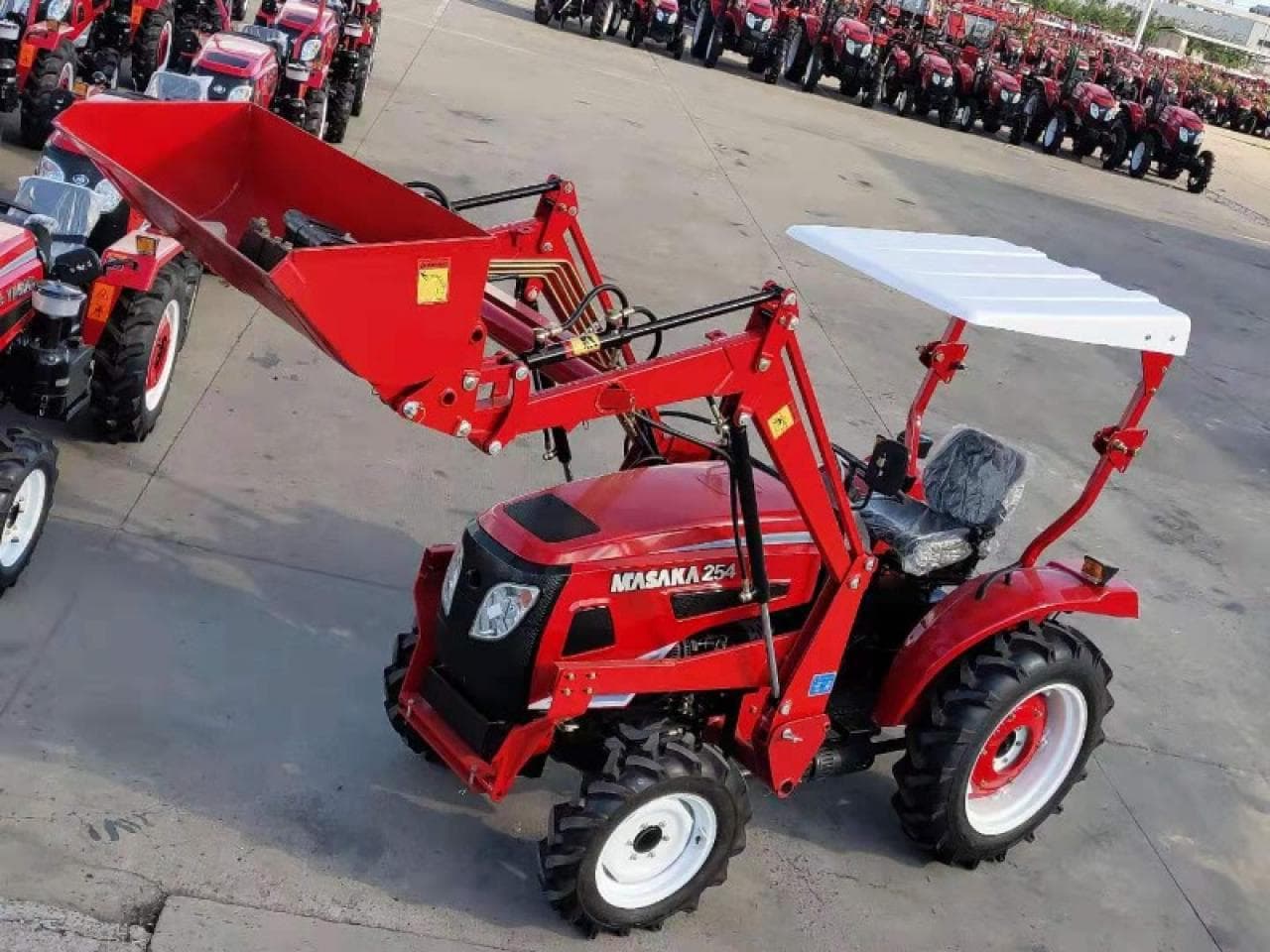 Tractor Camc-254 Motor Deutz 25hp 4x4 Con Pala Cargadora Frontal 2021