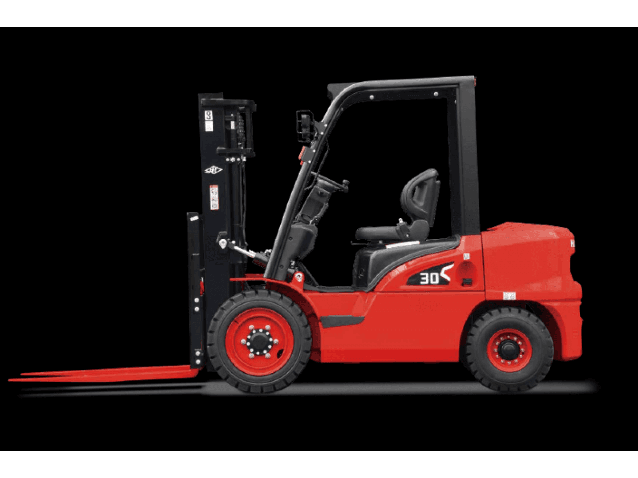 Autoelevador Hangcha Diesel 2.5 - 3 - 3.5 Tn Torre Triple 4.5 M Motor Xinchai 60 Hp - Desplazador Lateral - 0km