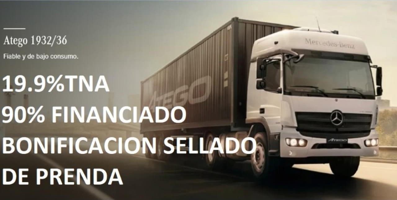 Atego 1932/36 0km 90% Financiado  Tasa 19,9%