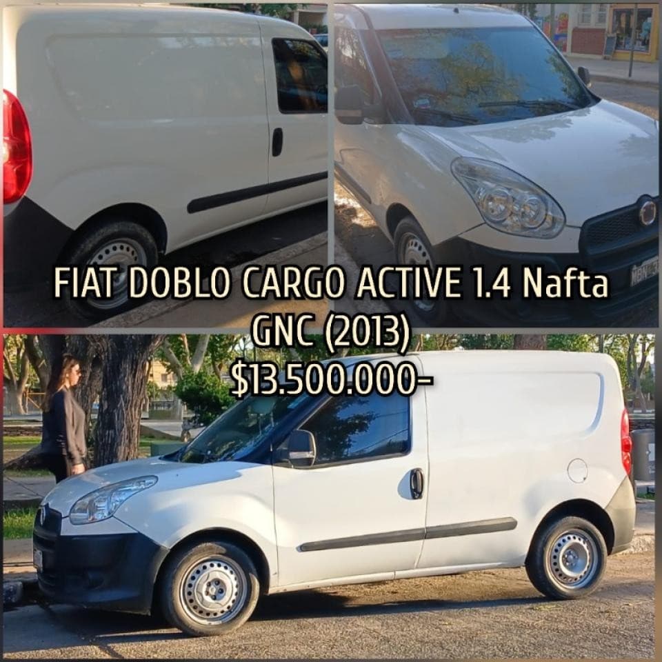 Fiat Doblo Cargo Active 1.4 Nafta Gnc (2013) ‼️