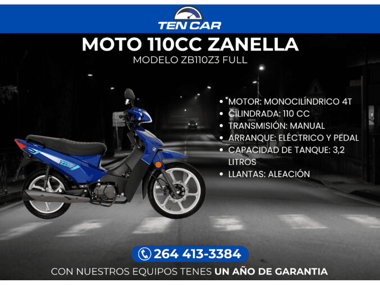 Moto 110 Zanella Zb110z3 Full