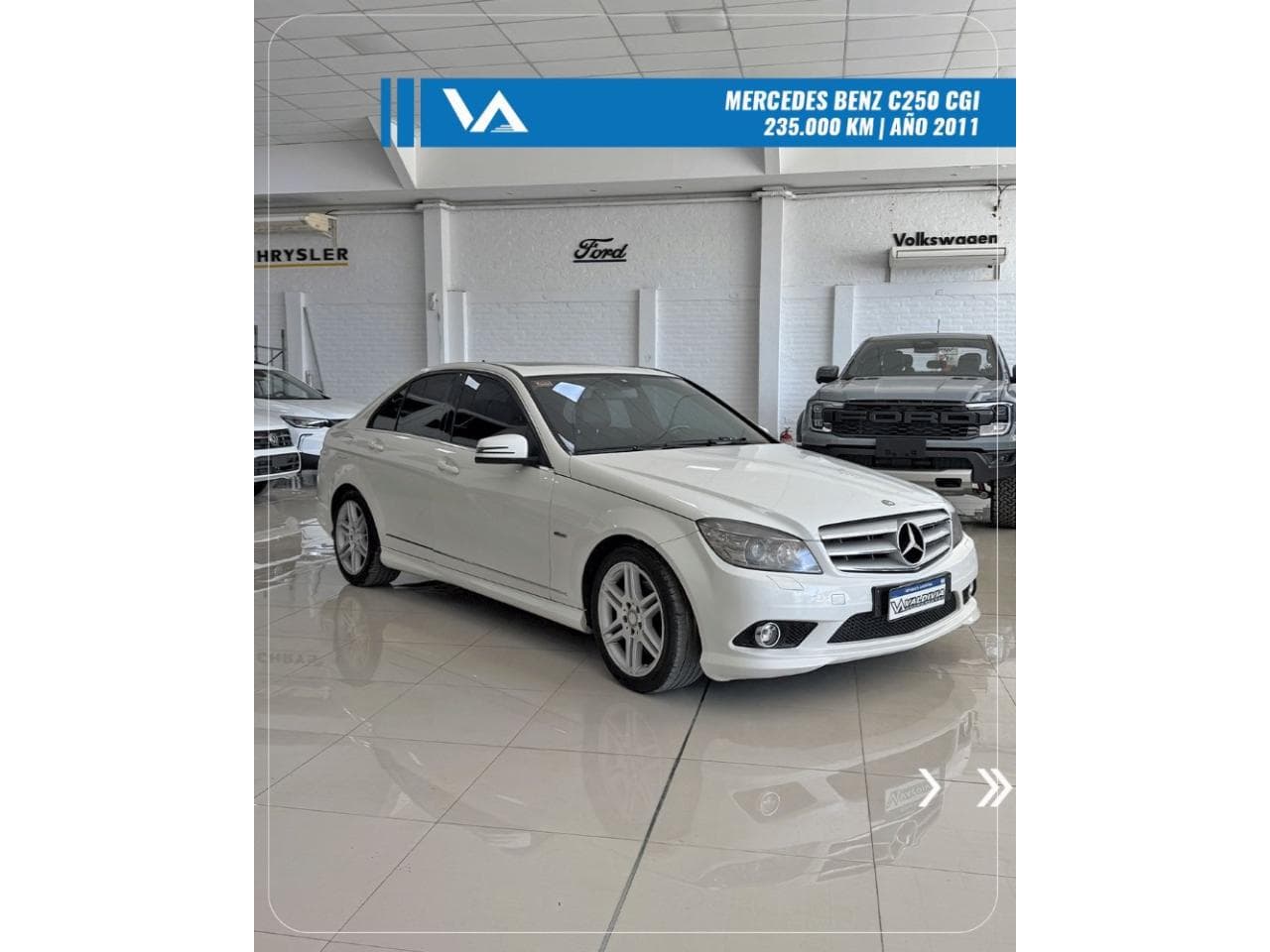 Mercedes Benz C250 Cgi Blue Efficiency Año 2011