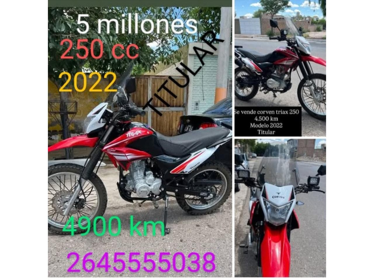 Corven 250 Cc 2022 Accesorios