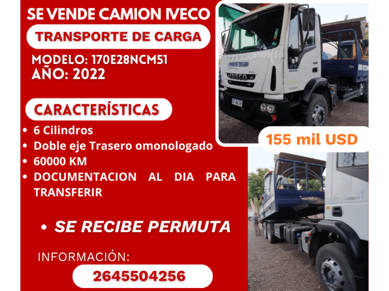 Camion Iveco De Carga 2022