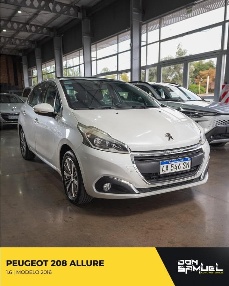Peugeot 208 1,6 Allure - Modelo 2016