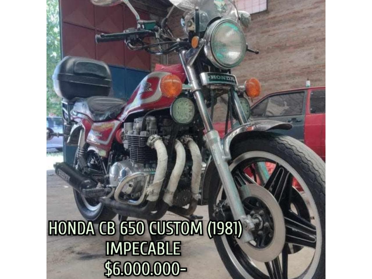 Hoy 🏍️ Honda Cb 650 Custom (1981) Impecable ‼️