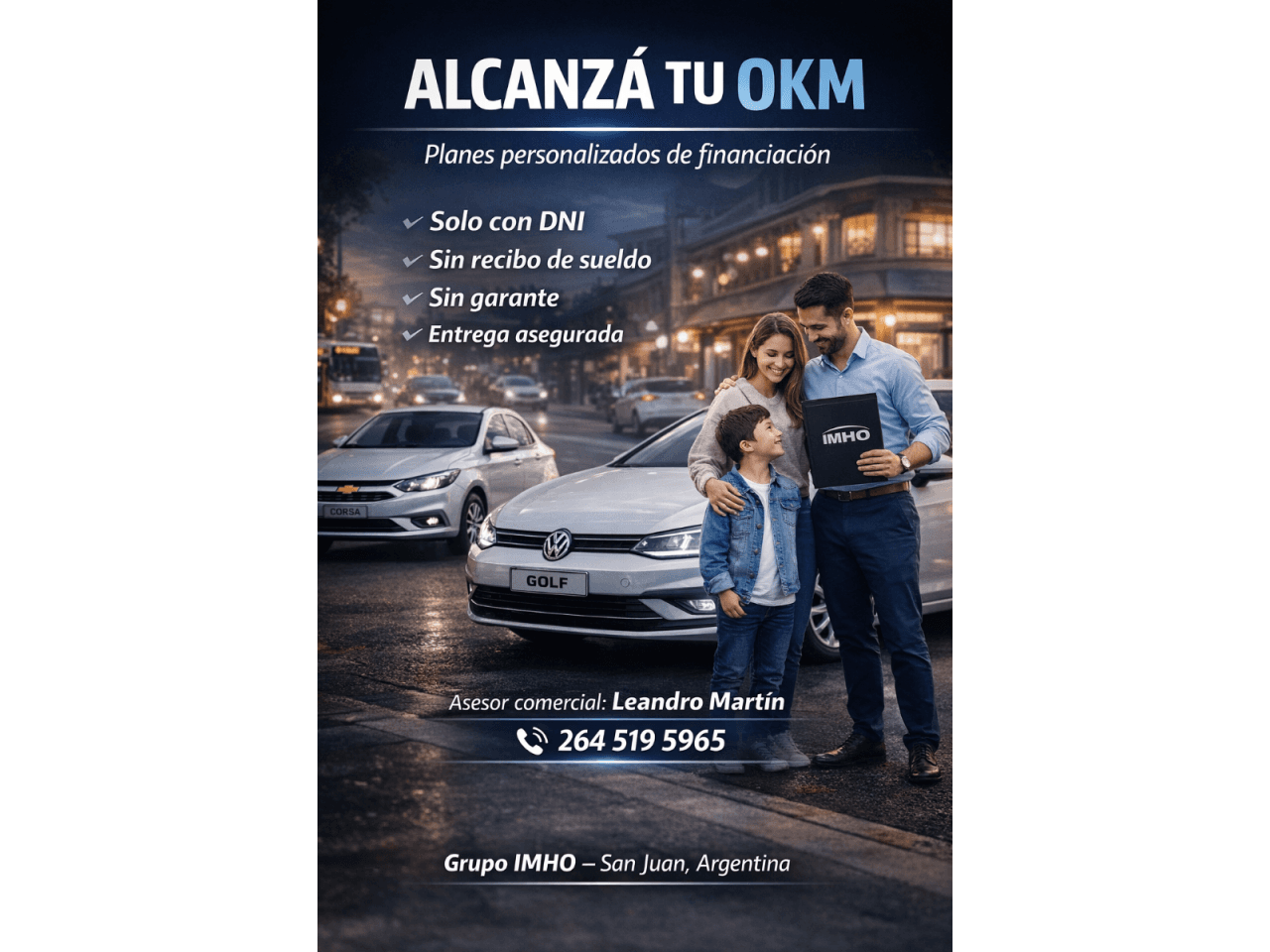 Retirá Tu 0km Solo Con Dni - Grupo Imho