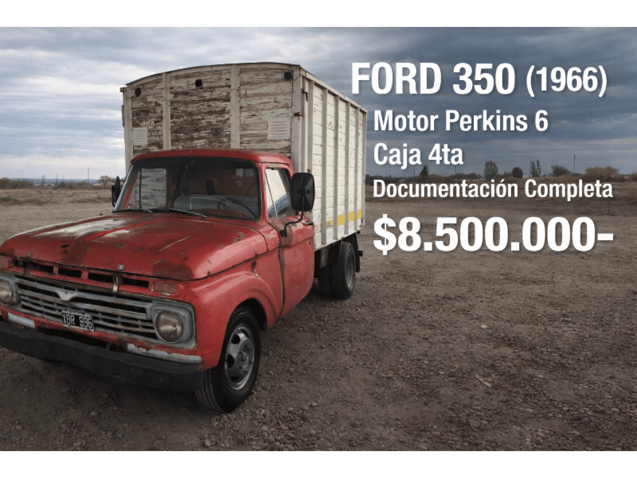 🚚 Ford 350 (1966) Motor Perkins 6 Caja 4ta - Documentación Completa ‼️
