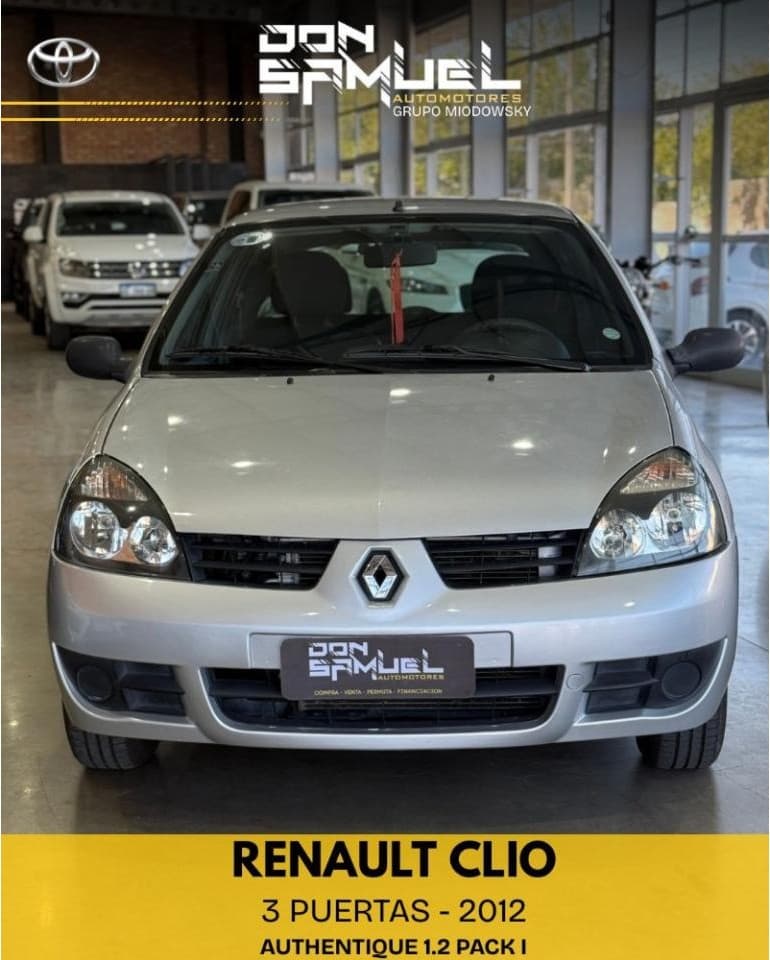 Renault Clio 3p Authentique 1,2 Pack 1 Modelo 2012