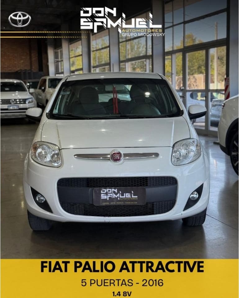 Fiat Palio Attractive 5p 1,4 8v Modelo 2016
