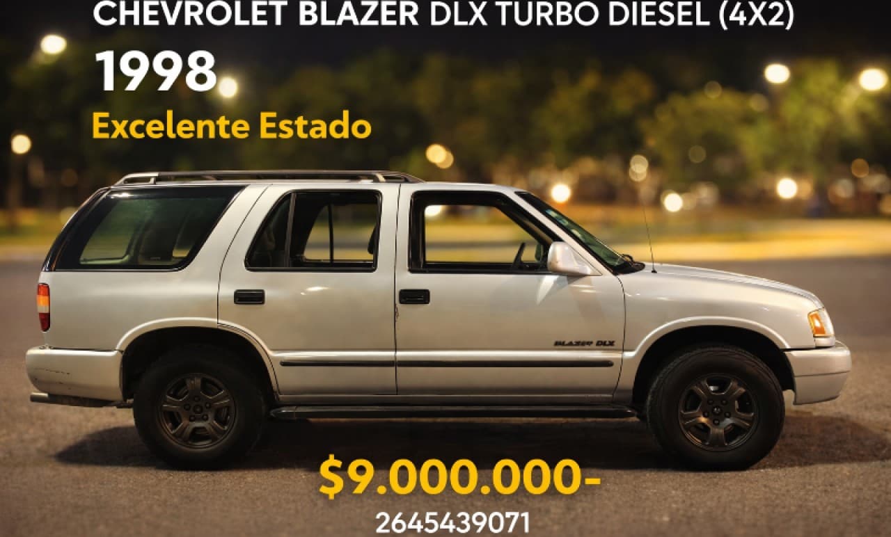 🔰 Chevrolet Blazer Dlx 2.5turbo 4x2 ((1998)) - Titular - Excelente Estado ‼️