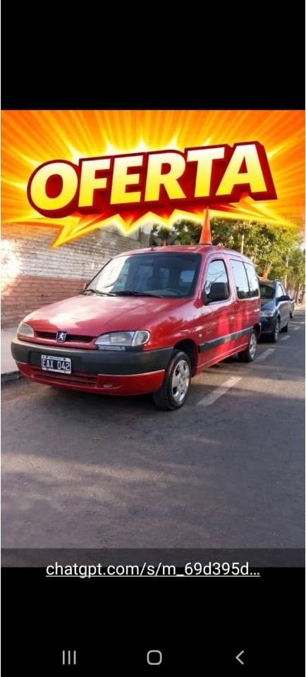 Peugeot Partner Patagonica Doble Portón 2004