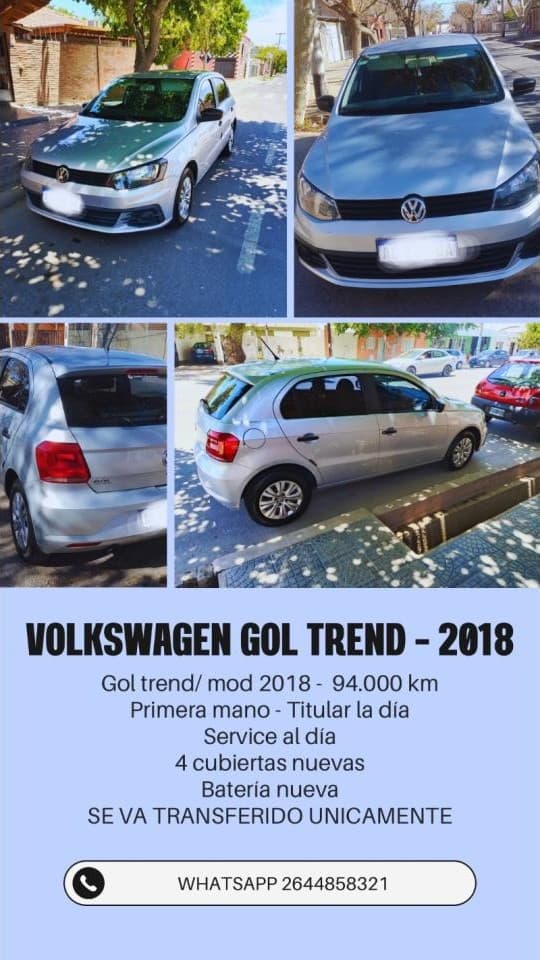 Volkswagen Gol Trend 2018 94.000km
