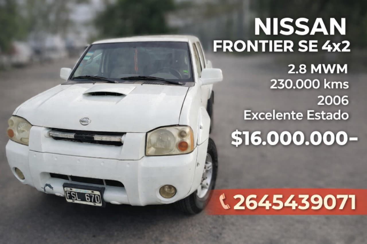 🔆 Nissan Frontier Se 4x2 2.8 Mwm (2006) 230.000 Kms Excelente Estado ‼️