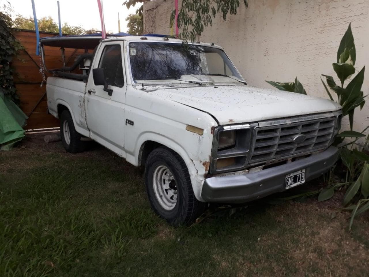 Ford F100 83 Gnc Abajo 2 Tubos De 16 Mts Caja Tercera Motor Y Cubiertas Nuevas Titular Recibo Honda Xr 150 O Zanella Zr