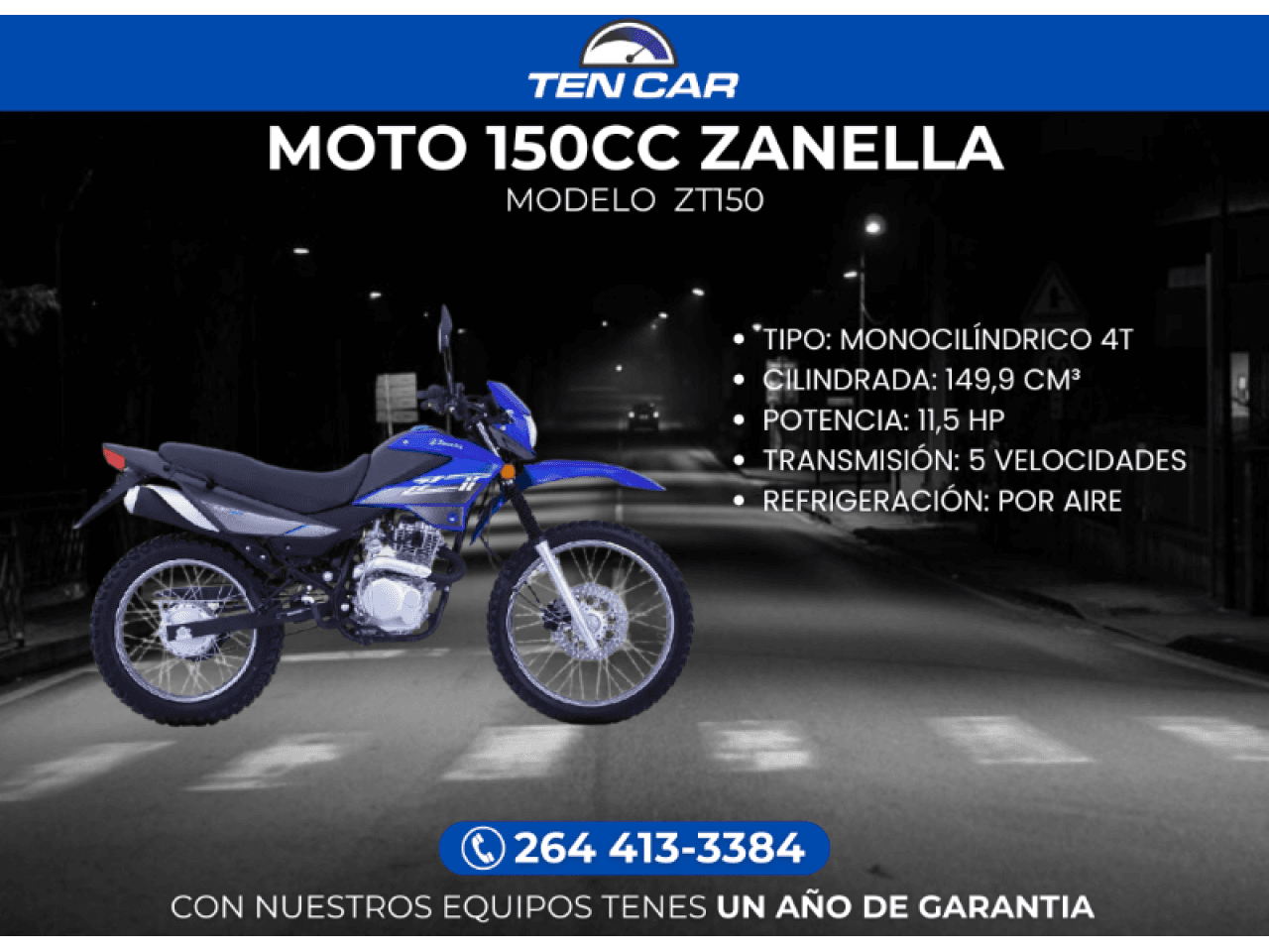 Moto 150 Zanella Zt150