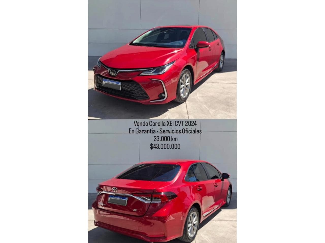 Toyota Corolla Xei Automático 2024