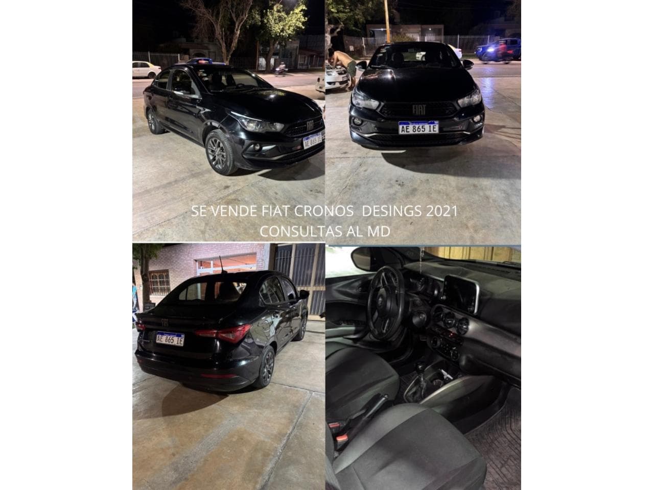 Fiat Cronos 1.3 Desings 2021 Gnc