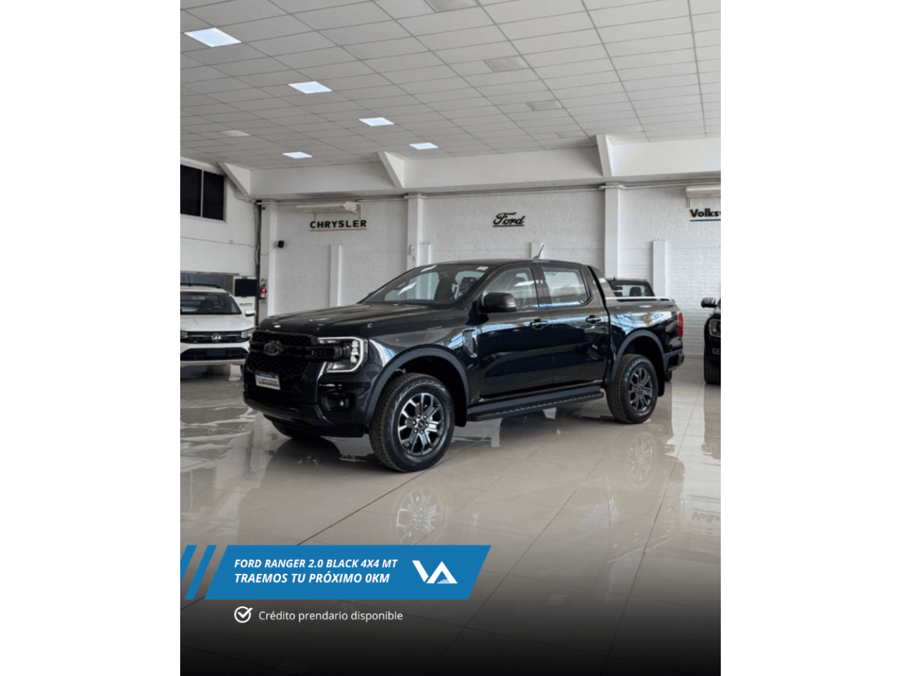 Ford Ranger Black 2.0 4×4 Mt 0 Km