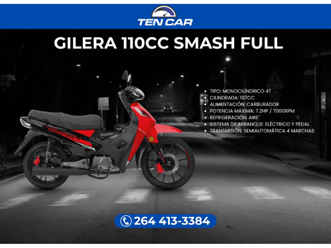 Moto Gilera 150cc Sahel - Llevala Solo Con Tu Dni - (somos Ten Car)
