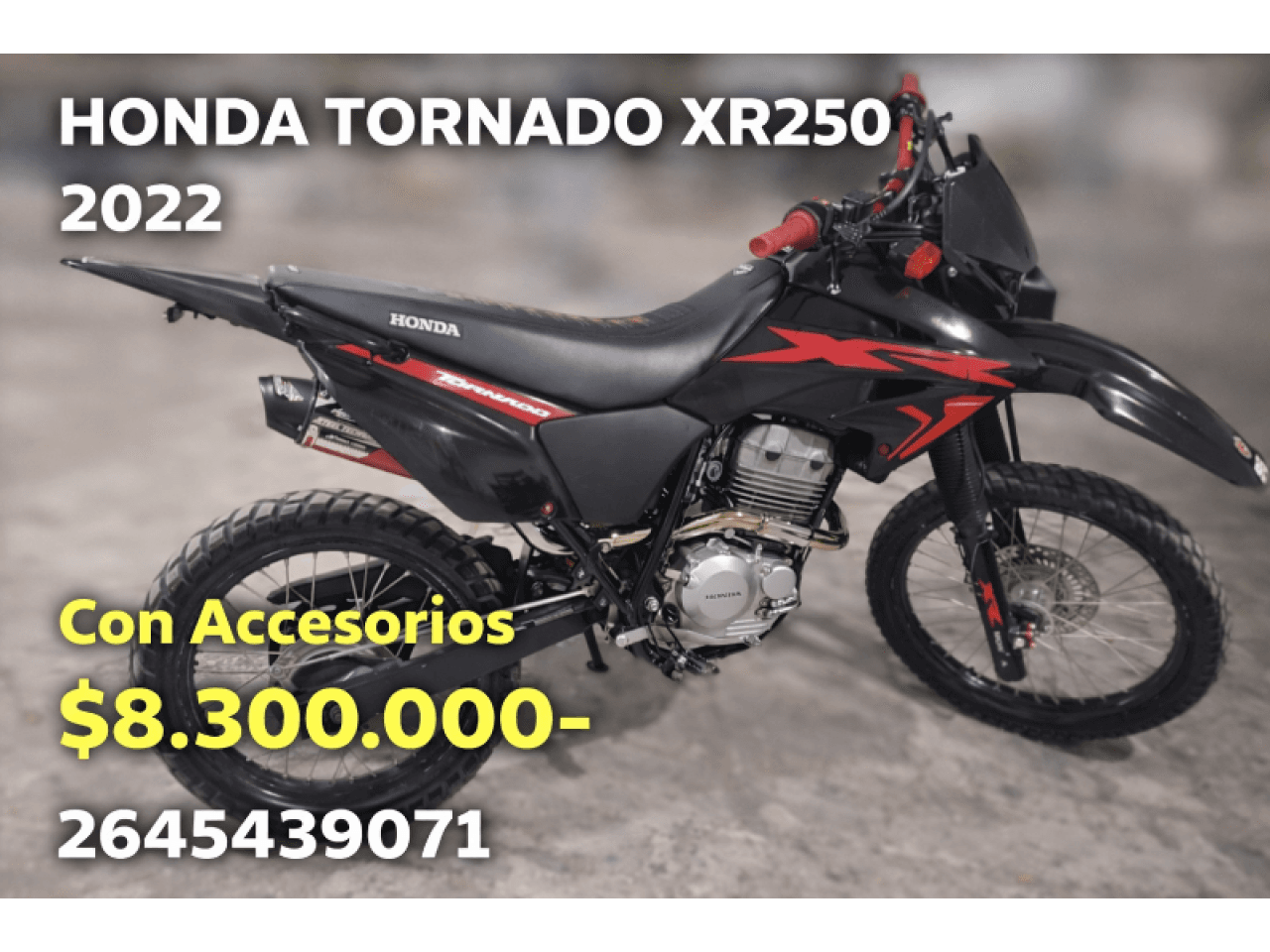 🌪️ Honda Tornado Xr 250 (2022) ‼️