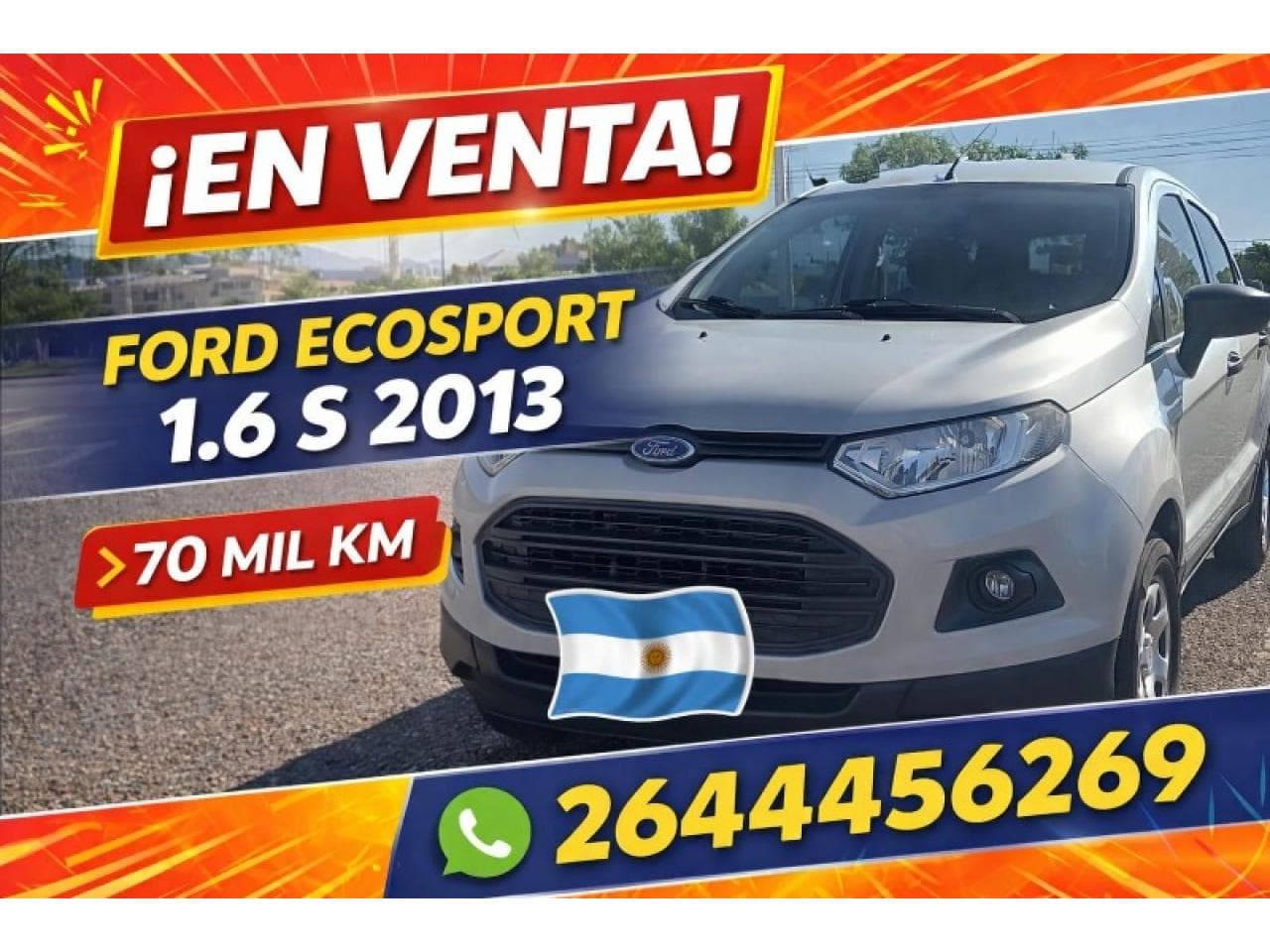 Ford Ecosport S 1.6 2013 Impecable