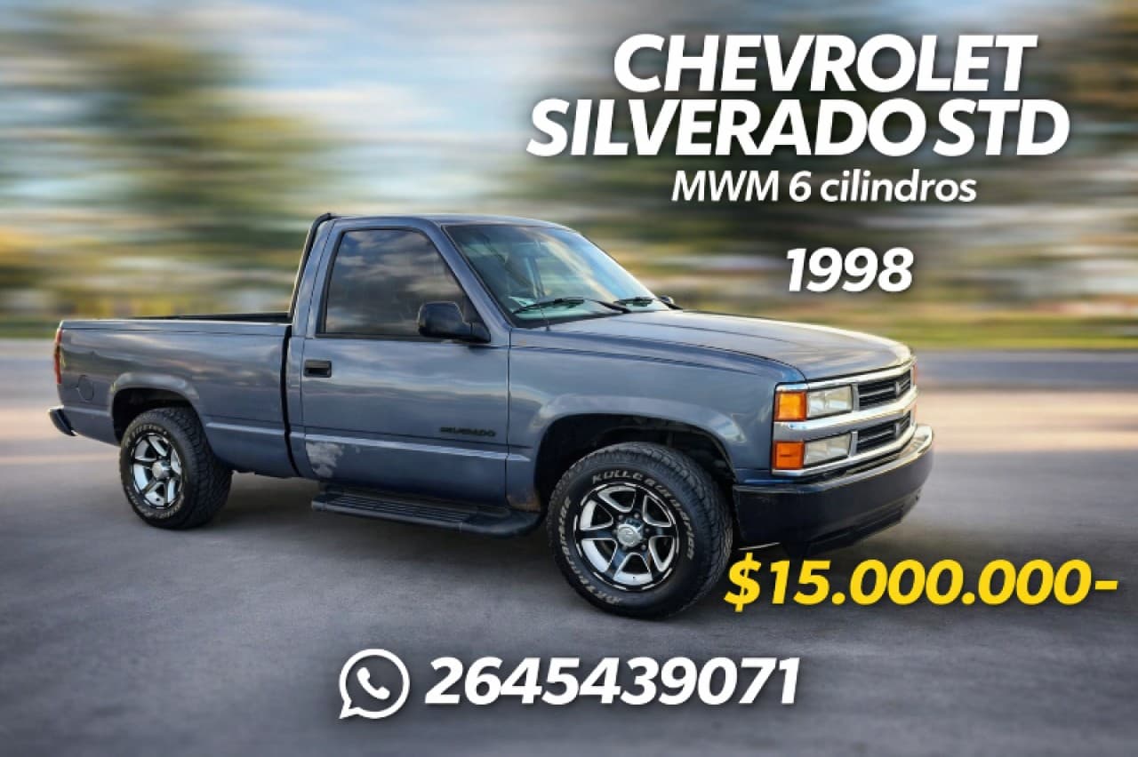 🔰 Chevrolet Silverado Mwm 6 Cilindros (1998) ‼️