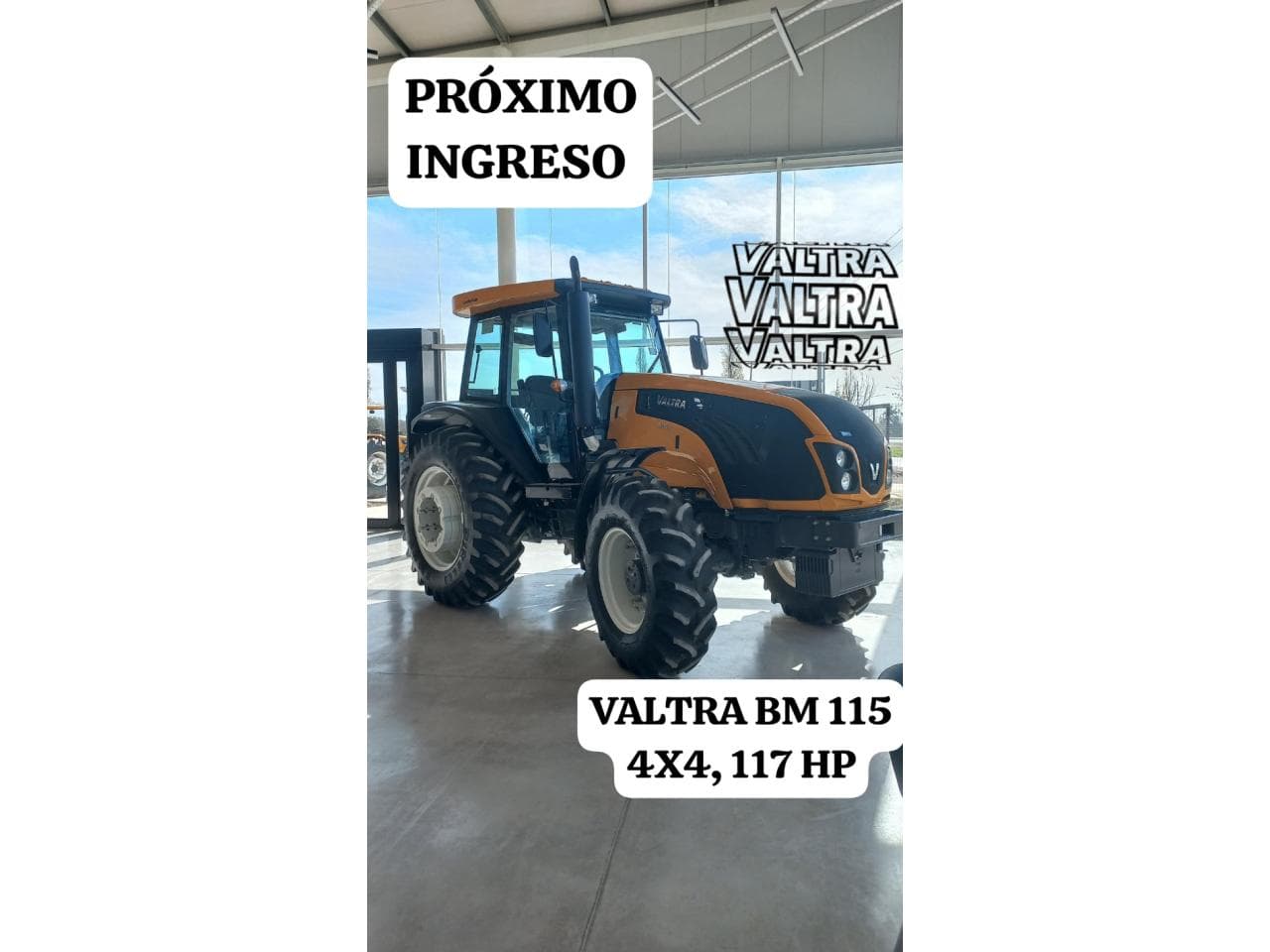 Tractor Valtra Bm 115 Cabinado